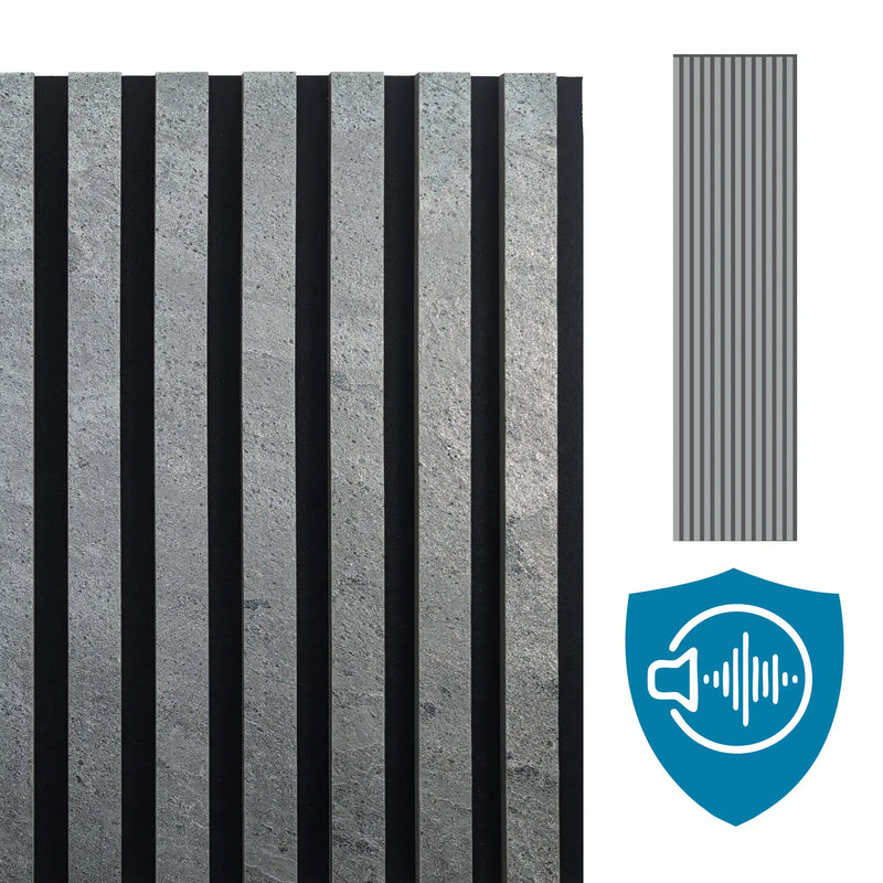 Slate-Lite Akustikpaneel Silver Grey